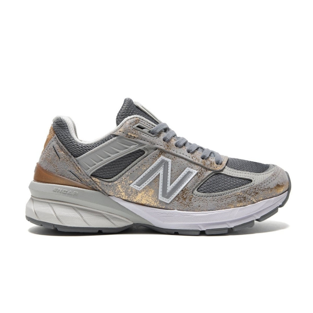 NWT New Balance 990v5 Moonbeam Silver Running Shoes / Sneakers W990MB5 Dad Shoes - Picture 3 of 10